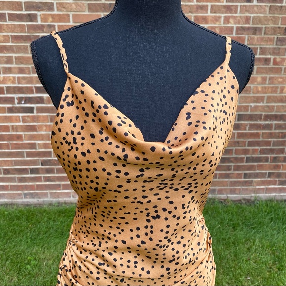 Nyla Cheetah Inspired adjustable Dress - Picture 5 of 13